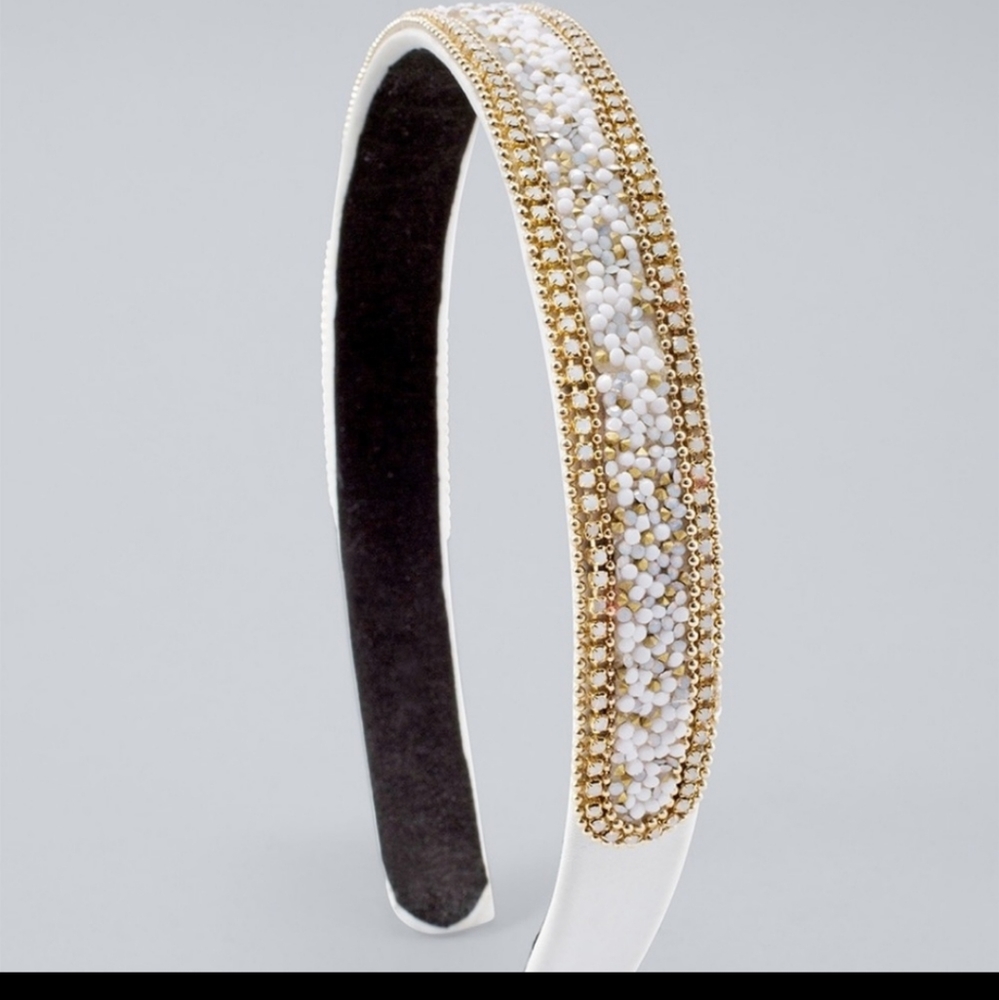 WHBM BEADED HEADBAND